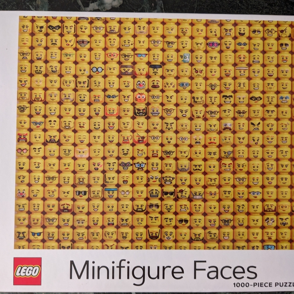 LEGO Yellow Minifigure Expressions Puzzle